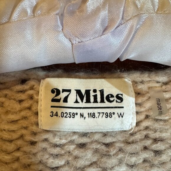 Chunky striped cardigan from 27 Miles Malibu - Picture 2 of 4